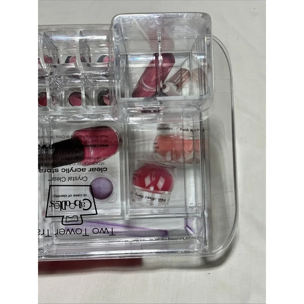 Caboodles‎ Crystal Clear Cosmetic Makeup Keeper Tray Organizer BNIP